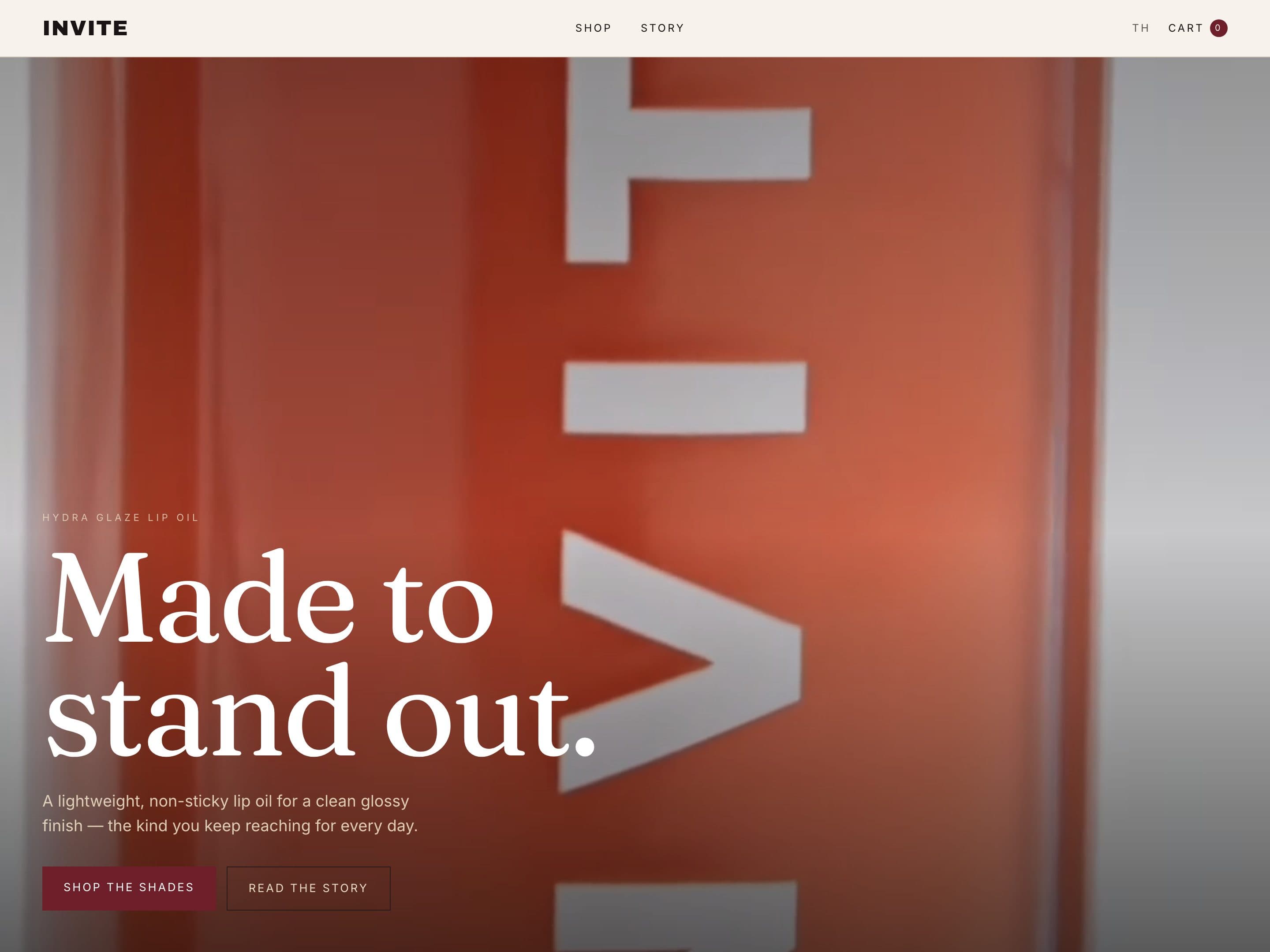 INVITE — website built by saang